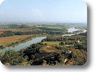 panorama del Fiume Tevere